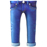 A jeans emoji